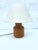 Wood Small Teak Table Lamp from Kirk, Copenhagen, Denmark, 1960s-1970s For Sale - Image 7 of 8