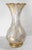 Transparent 19th Century French or Bohemian Cut Glass Crystal Vase With Gilding For Sale - Image 8 of 15