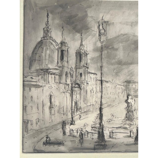 Eggshell Venice Cityscape by Giorgio Valenzin, Original Artwork. For Sale - Image 8 of 12