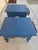Late 20th Century Royal Blue Solid Wood Nightstands/End Tables, 2 Pieces For Sale - Image 4 of 5