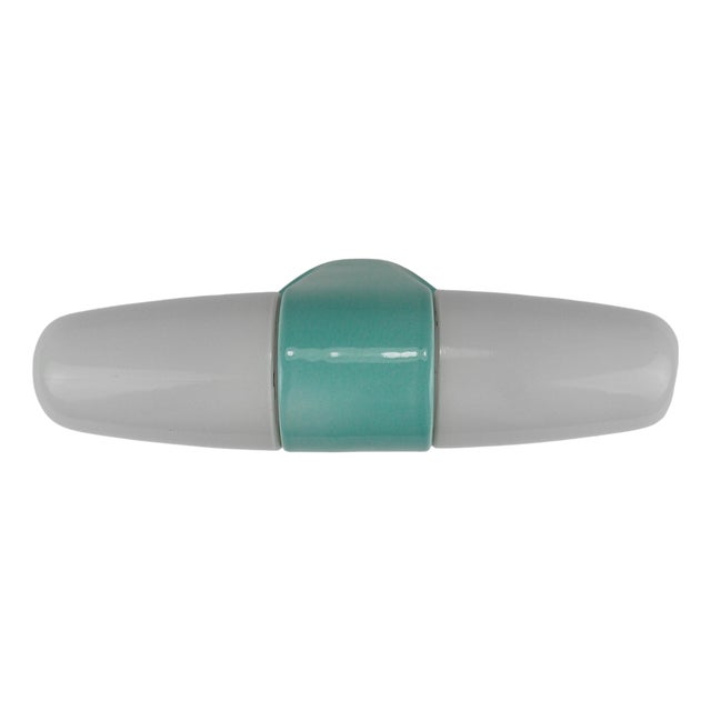 Bauhaus Turquoise Double Sconce Wall Light, Germany, 1950s For Sale