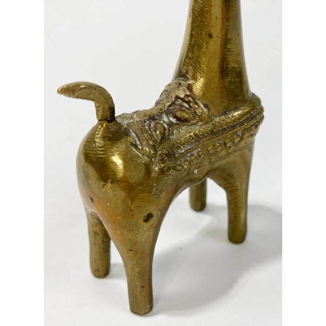 Vintage Brass Burro Figure For Sale In Kansas City - Image 6 of 8