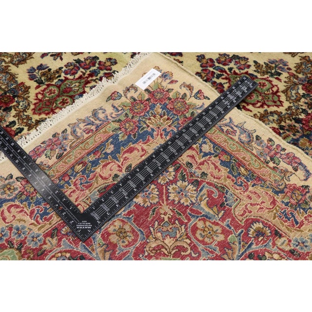 Early 20th Century Antique Persian Kerman Rug, 12'01 X 15'11 For Sale - Image 5 of 9