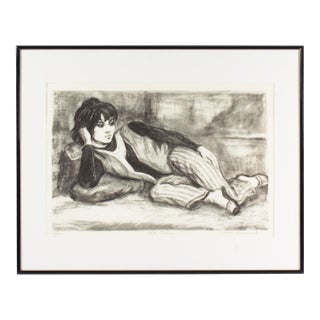 “8th St. Odalisque” Lithograph by Marion Greenwood For Sale