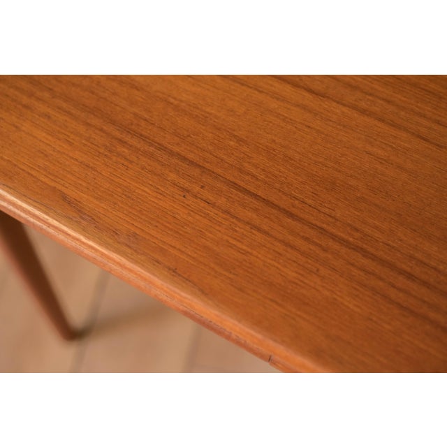 Vintage Danish Modern Niels Otto Moller Teak Extension Dining Table For Sale - Image 13 of 17