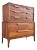 1960s Johnson Carper Walnut & Laminate Dresser For Sale