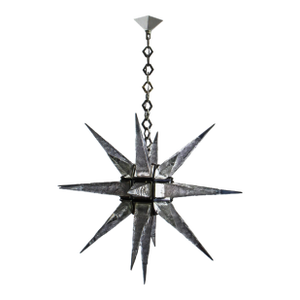 Mid-Century Modern Style Acrylic Led Star Chandelier