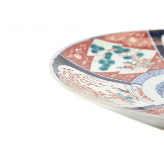Late 19th Century Antique Japanese Imari Charger, 1880 For Sale - Image 5 of 7