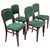 Green Art Nouveau Dining Chairs by Marcel Bomber for Thonet, Austria, 1910s, Set of 4 For Sale - Image 8 of 8