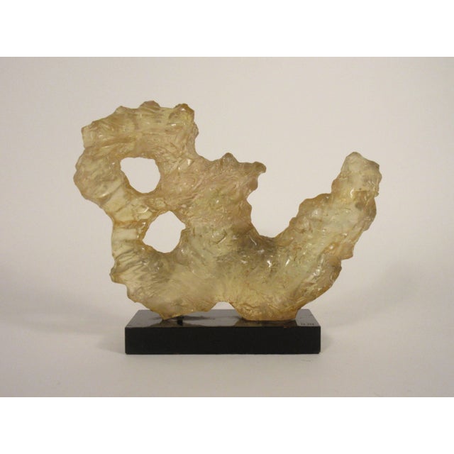 Mid-Century Modern 1970s Resin Sculpture For Sale - Image 3 of 9