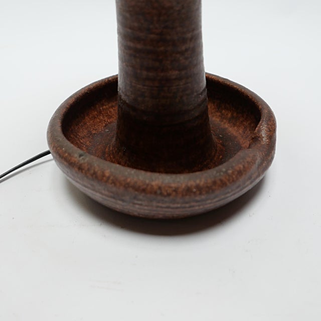 1970s Vintage Table Lamp in Ceramic from Accolay, 1970s For Sale - Image 5 of 14