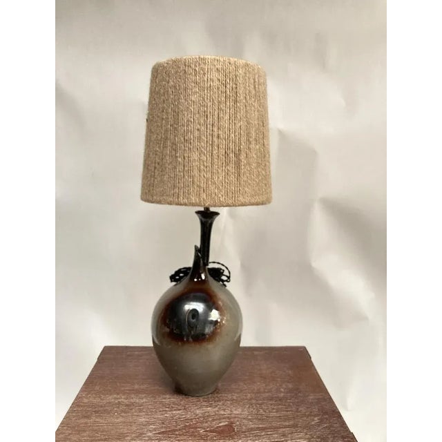 Vintage Ceramic Lamp, 1970s For Sale - Image 10 of 10