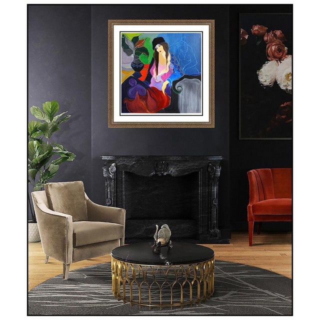 Message us to inquire about custom framing options! (Included for free with every purchase) The artwork here, "Resting...