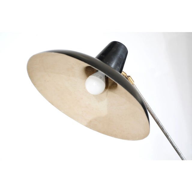 Metal Mid-Century French Floor Lamp, 1950s For Sale - Image 7 of 9