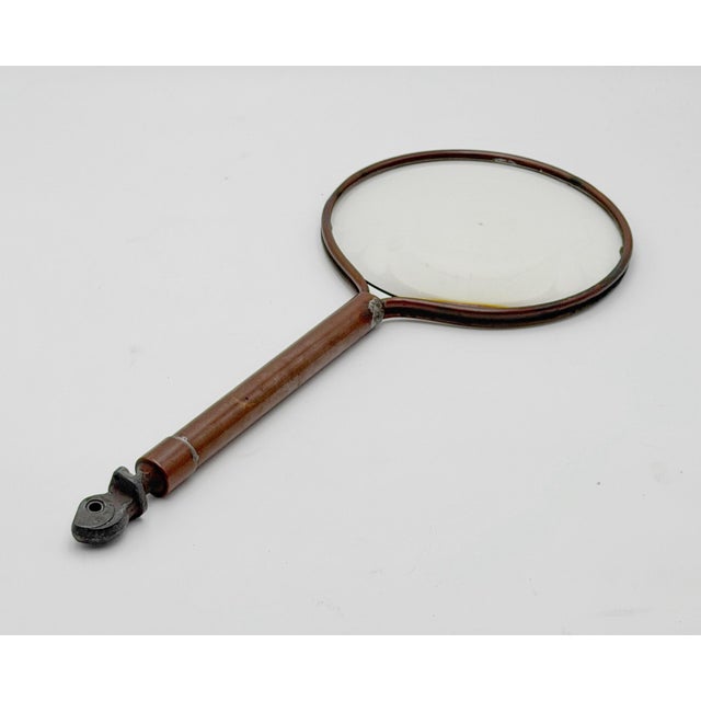 Copper Large Industrial Copper Inspection Magnifier, Machine Age Optical Instrument For Sale - Image 8 of 12