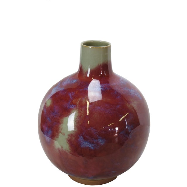 Jun Porcelain is famous for its pure vibrant colors, brilliant luster, naturally formed patterns and shapes adorn...