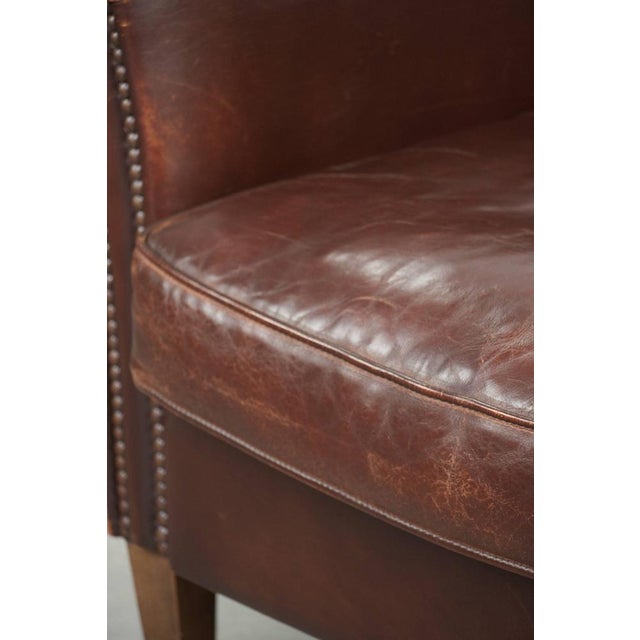 Club Chair in Sheepskin Leather For Sale - Image 12 of 18