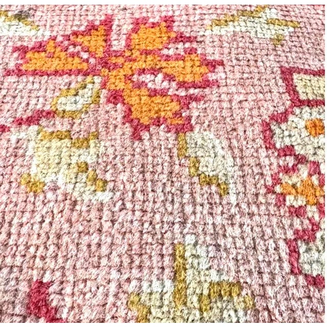 Cream Large Turkish Oushak Rug For Sale - Image 8 of 12