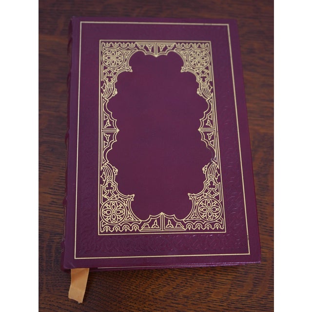 Animal Skin Set of 5 Gold Embossed Leather Bound Books W/ Gilt Edge by the Eaton Press For Sale - Image 7 of 11