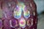 Contemporary Josh Ries Handblown Glass Vase – Iridescent Pink Embossed Honeycomb Studio Art Glass For Sale - Image 3 of 7