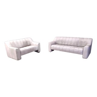 DS44 Sofa and Chair from de Sede, 1960s, 1970s, Set of 2 For Sale