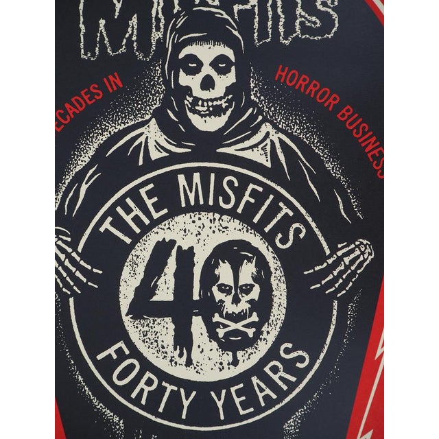 Shepard Fairey, MISFITS 40TH Crypth, Lithograph For Sale - Image 4 of 7