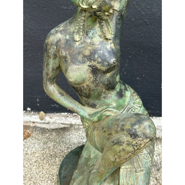 Pair of Art Deco Bronze Figural Sculptures. For Sale - Image 4 of 6