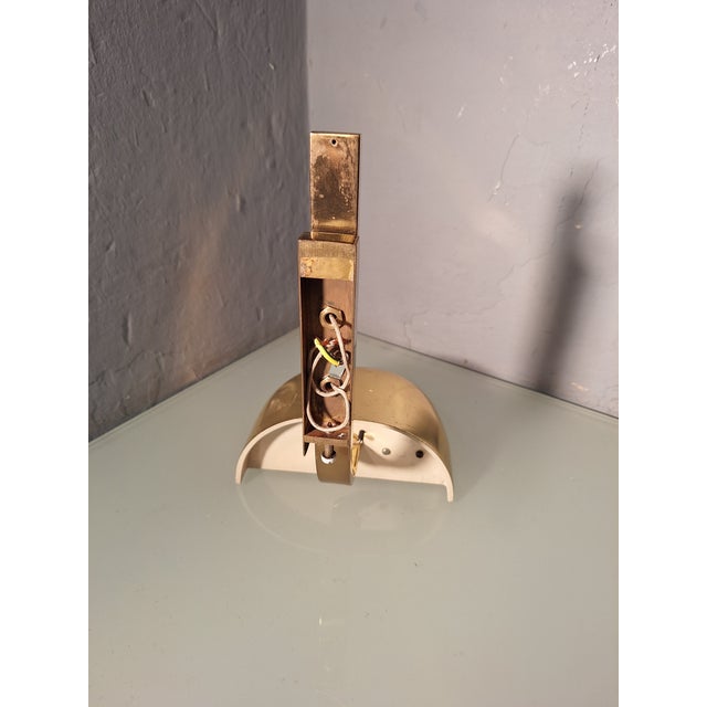 Large Wall Light in Brass and Bronze from Lumi Milan, 1960s For Sale - Image 10 of 13