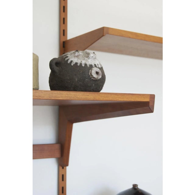 Wood Mid-Century Modern Wall Unit by Kai Kristiansen for FM Mobler, 1960s For Sale - Image 7 of 13