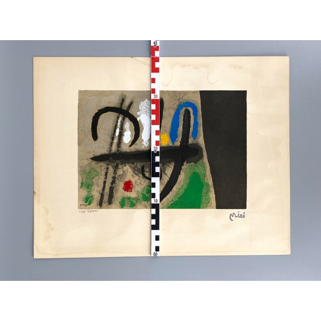 Joan Miro, Oiseau dans un Paysage, 1960s, Lithograph For Sale - Image 16 of 17