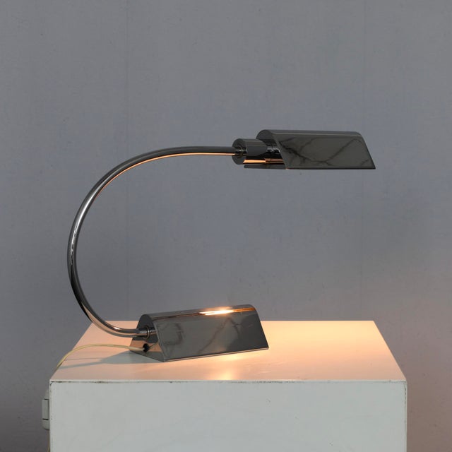 1970s Vintage Table Lamp by Cedric Hartman, 1970s For Sale - Image 5 of 9