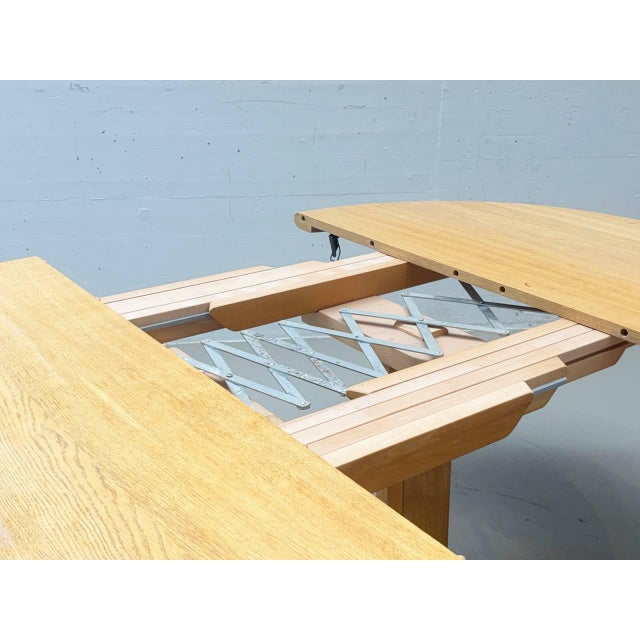 Vintage Swiss Extendable Table in Oak For Sale - Image 5 of 17