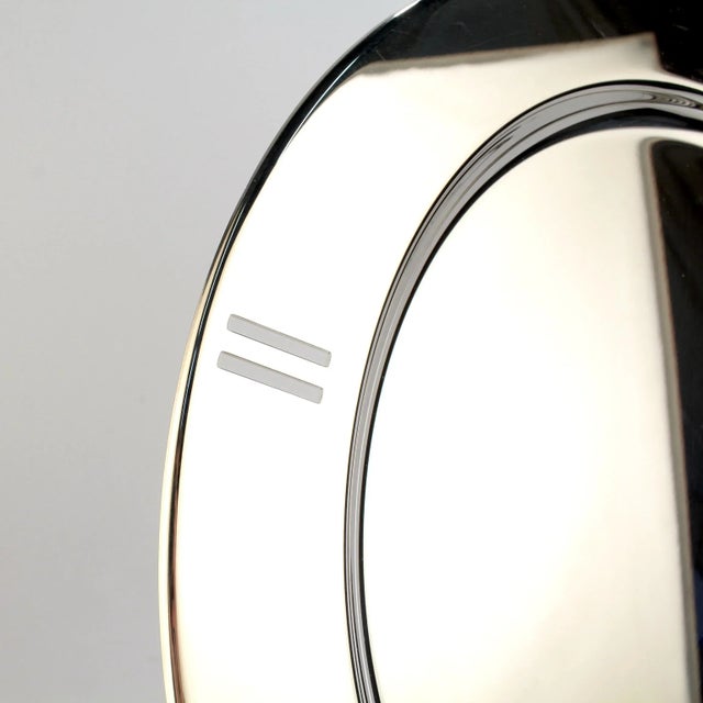 Late 20th Century Large Silver Plate Charger or Tray by Richard Meier for Swid Powell For Sale - Image 5 of 11