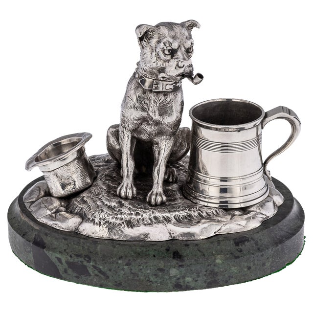 19th Century Victorian Silver Smoking Compendium from James Hennell, 1880s For Sale