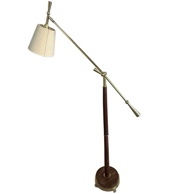 Beige Adjustable Reading Lamp by Frederick Cooper For Sale - Image 8 of 8
