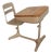 1940's American Seating Co. Attib. School Desk and Chair For Sale
