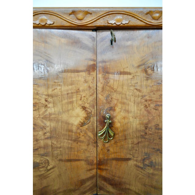 Mid-Century Italian Cherrywood and Walnut Sideboards, 1950s, Set of 2 For Sale - Image 10 of 12