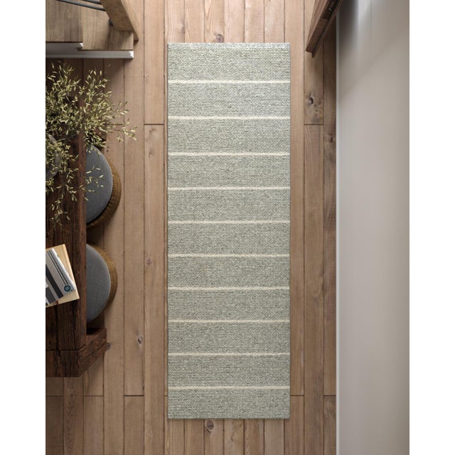 Momeni Twine Grey Hand Woven Area Rug 5' X 8' For Sale - Image 4 of 11