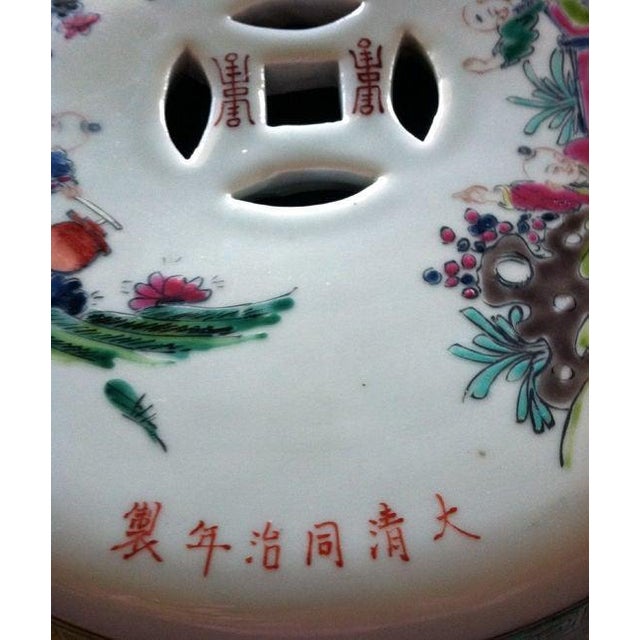 Pair of Antique Chinese Ceramic Garden Stools For Sale In Atlanta - Image 6 of 6