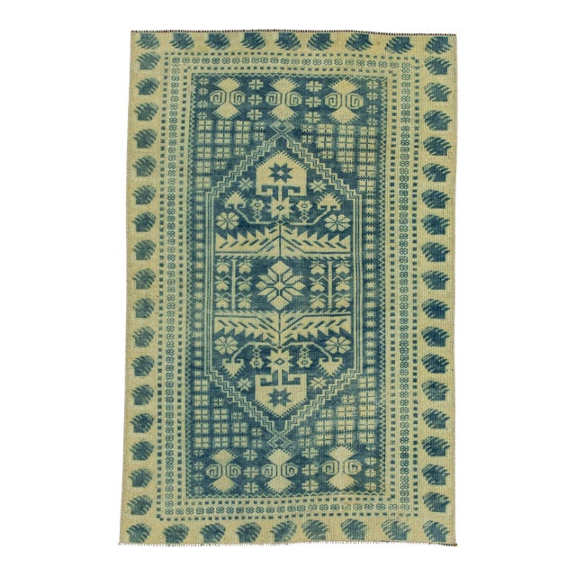 Turkish Vintage Rug 3'5" x 5'3" #20706 For Sale