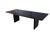 Contemporary Restoration Hardware Wyeth Floating Rectangular Black Oak Modern Dining Table Rh For Sale - Image 3 of 17