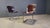 Set of 6 dining chairs produced by Cidue, often attributed to Willy Rizzo. The chairs have a beautifully shaped chrome...