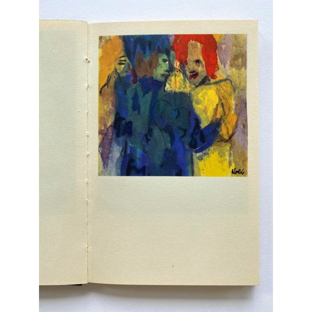 Emil Nolde " Aquarelle " Vintage 1960 Mid Century Modernist Fine Art Lithograph Print Hardcover Art Book For Sale In Kansas City - Image 6 of 12