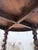 Wood Round Walnut Table with Turned Legs, 1900s For Sale - Image 7 of 18