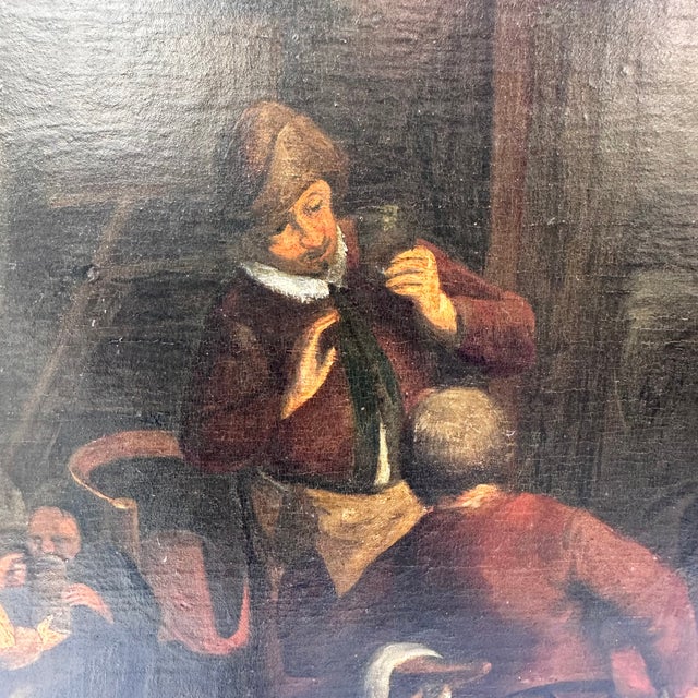 Dutch School, Genre Scene, 1800s, Oil on Board For Sale - Image 6 of 18