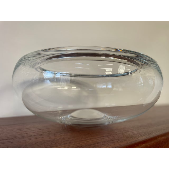 Holmegaard Danish Provence Glass Bowl by Per Lütken for Holmegaard, 1950s For Sale - Image 4 of 15