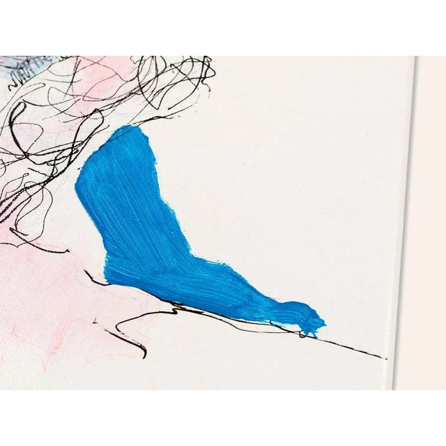 1990s Genesis, Acrylic on Canvas, 1990s, Set of 2 For Sale - Image 5 of 9