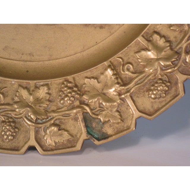 Mid 19th Century Mid 19th Century Compote / Tazza Bronze Neoclassical Greek Art Medallion For Sale - Image 5 of 14