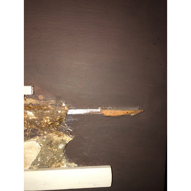 Brown 1957 Robert Mallary Assemblage For Sale - Image 8 of 9