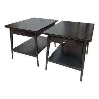 Pair of 1950s Paul McCobb Planner Group End Tables/Nightstands For Sale